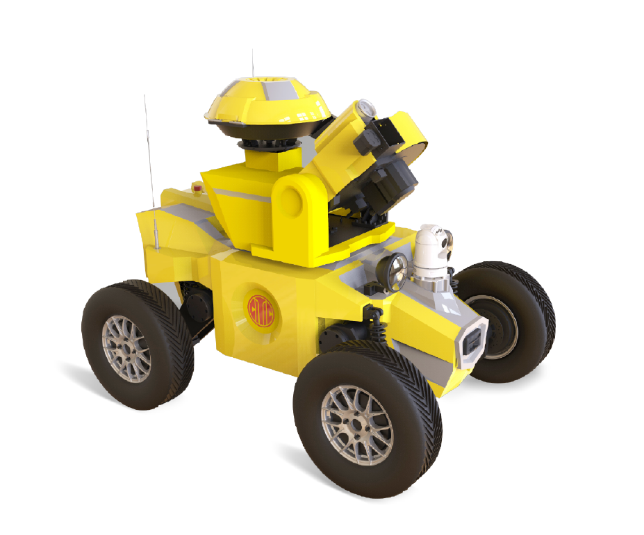 鑫科特种机器人RXR-MC40L 消防投弹灭火机器人