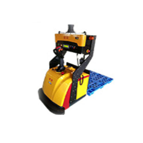 欧铠堆垛举升式 激光磁钉混合导航 负载1000kg 精度±10mm 激光叉车AGV