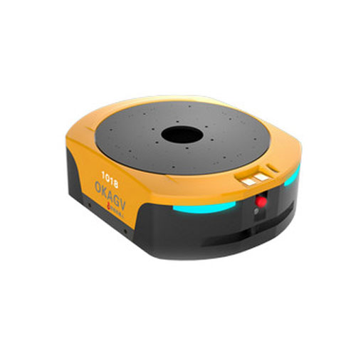 欧铠小精灵 激光二维码磁条磁钉导航 负载400kg 精度±10mm 仓库搬运机器人