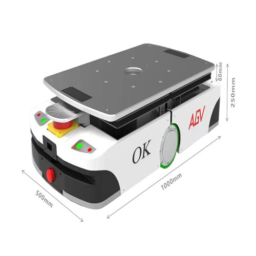 欧铠小白鲨 五种混合导航模式 负载500kg 精度±10mm 潜伏举升式AGV
