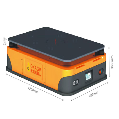 欧铠螃蟹2000 激光二维码磁条SLAM导航 负载2000kg 精度±10mm 潜伏举升AGV